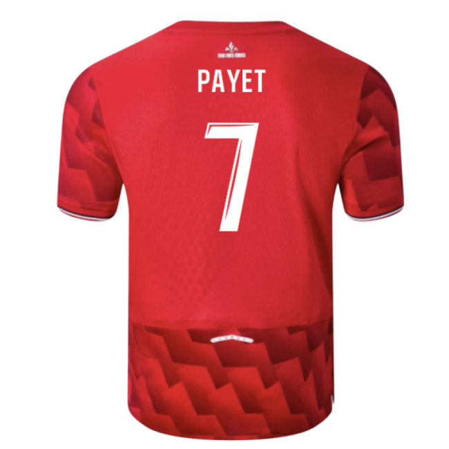 2025-2026 Lille Home Shirt (Payet 7)-Vantage Point Soccer